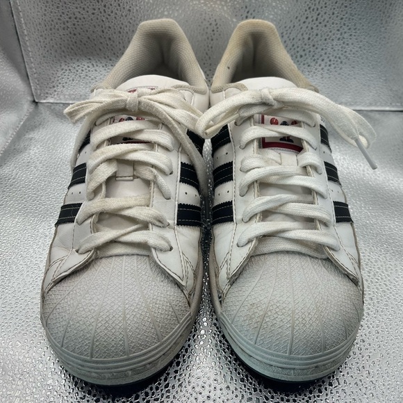 Adidas x Philip Colbert Save The Lobsters Superstar White Black Sneakers Sz 7 - Picture 3 of 16